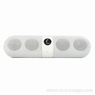 Factory Supplier 2014 New Product High-end Super Bass Bluetooth Speaker, 700mAh Battery Capacity